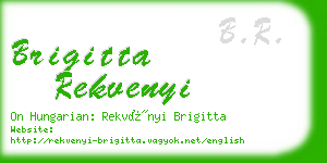 brigitta rekvenyi business card